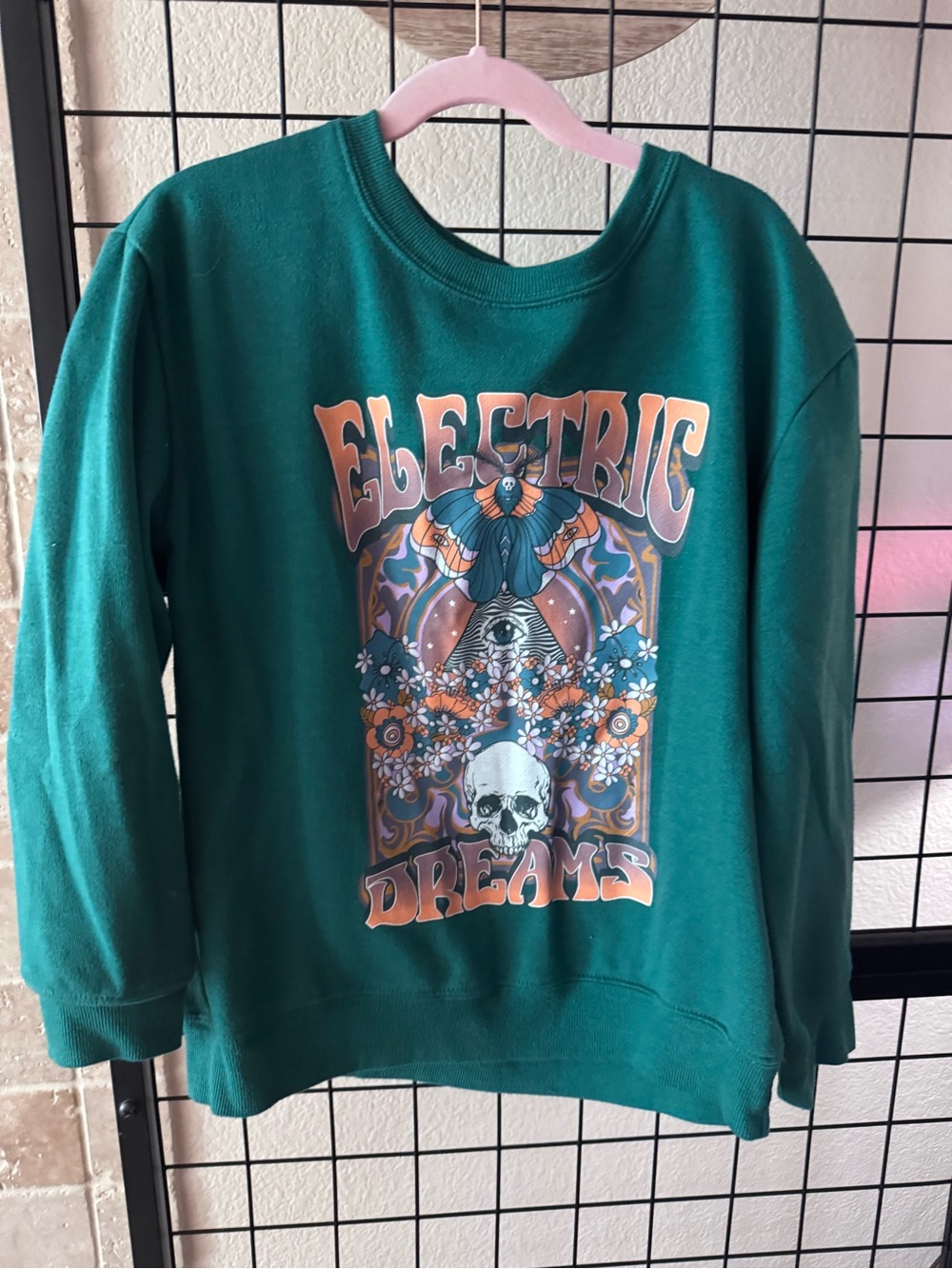Tilly’s Full Tilt Electric Dreams Sweatshirt Size Girls Youth LG, Pre-Owned